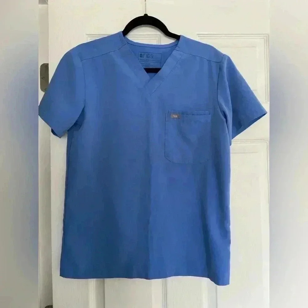 Figs Technical collection scrub set. Top & joggers light blue size XS